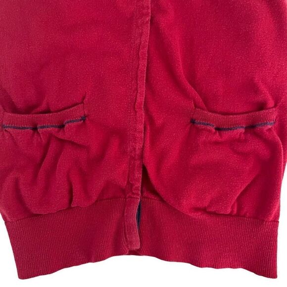 MNG by Mango Red Snap Down Cardigan Size L - Picture 7 of 7